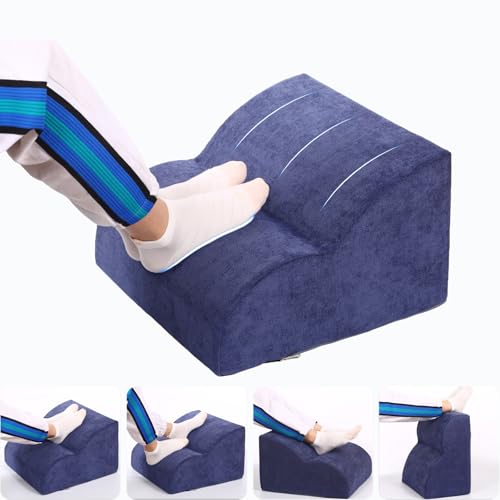 Foot Rest for Under Desk at Work.Multifunctional 3-Tier Foot Stool | With Washable Footrest.For Under Desk,Office Chair Gaming Chair & Sofa,Leg Elevation Pillow,supports Posture (Dark Blue) - color: Dark Blue