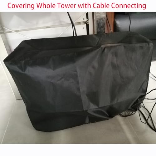 Large Size CPU Dust Cover (12.5W x32D x27.5H) Gaming Computer Desktop PC Mid-Tower [Antistatic, Waterproof] Jacket Protector, PC Case, Computer Dust Cover (Pack of 2) - size: 12.5''W x 32''D x 27.5''H (Pack of 2)