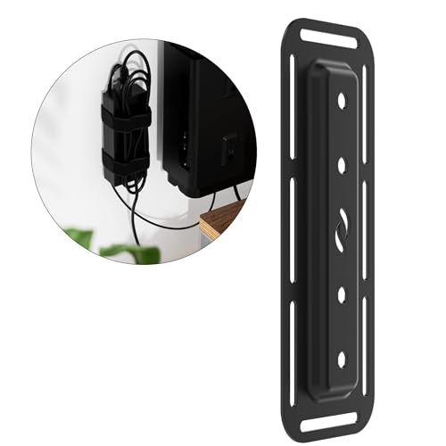 HumanCentric Universal Small Mounting Bracket for Small Devices | Fits Modems, Power Blocks, Mount on Wall or Under Desk, Vertically or Horizontally - size: Small & Micro
