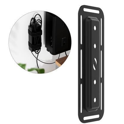 HumanCentric Universal Small Mounting Bracket for Small Devices | Fits Modems, Power Blocks, Mount on Wall or Under Desk, Vertically or Horizontally - size: Small & Micro