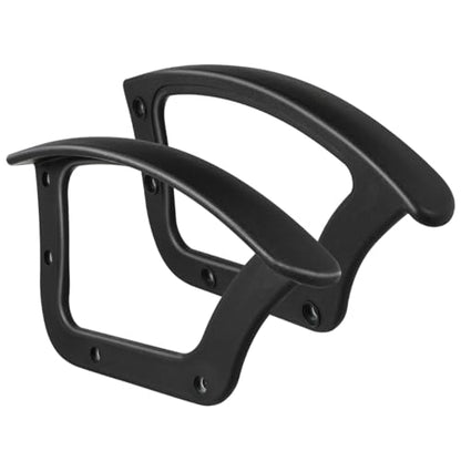 Office Chair Arm Rest Ring Replacement Part 2 Pieces Black