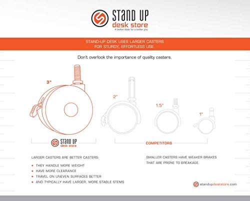 S STAND UP DESK STORE Crank Adjustable 2-Tier Standing Desk with Heavy Duty Steel Frame-Silver Frame/Dark Walnut Top, 60 inch Wide - color: Silver Frame/Dark Walnut Top, size: 60 Inches