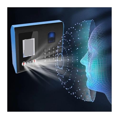 Fingerprint Time Clock, FA01 Attendance Machine Face+ Fingerprint+Password Employee Check-in Device Recognition Apparatus Punch Card Equipment,