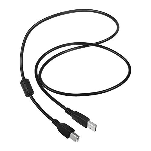 USB Cable Cord for Panini My Vision X Check Scanner, Visioneer Patriot 9650 P96501D-WU Sheetfed Scanner PC Data Cord, Visioneer FU62AD OneTouch 7600 Flatbed Scanner Notebook Data Cord