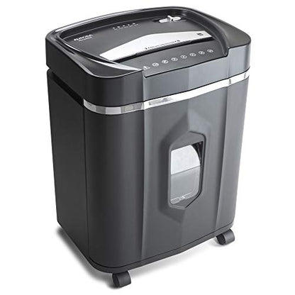 Aurora AU1640XA Anti-Jam 16 Sheet Crosscut Paper/CD and Credit Card/ 5 Gal Pullout Basket Shredder, 30 Minutes Continuous Run Time and Aurora SL16 Professional Grade Synthetic Shredder Oil, 16 Oz Flip-Top Leak Proof Bottle