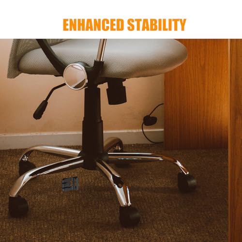 30pcs Office Chair Gas Cylinder Retaining Clips, 65mn Spring Steel Anti-loosening Shaft Lock Rings with Smooth Chamfers for Furniture Gas Cylinder Repair and Replacement, Black