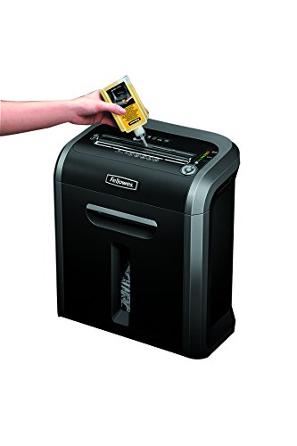 Fellowes AutoMax 100MA 100-Sheet Micro-Cut Autofeed 2-in-1 Paper Shredder for Office/Small Office & Powershred Performance Shredder Oil, 16 oz. Extended Nozzle Bottle (3525010)
