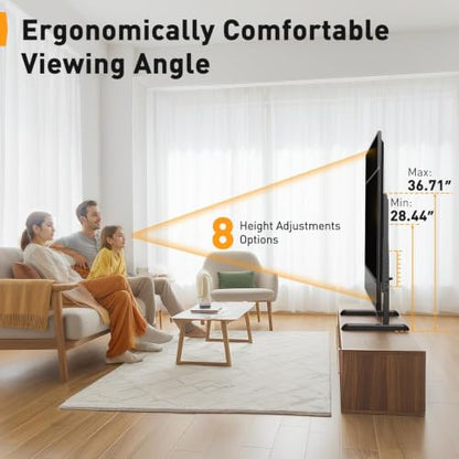 Perlegear Universal TV Stand Legs for 37–90 inch TVs up to 150 lbs - size: 37-90 inch