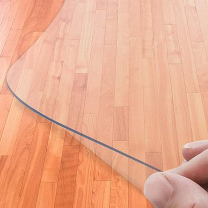 Azadx Office Chair Mat for Hardwood Floor Clear Chair Mat for Easy Glide - size: 51" x 63'' For hard floor