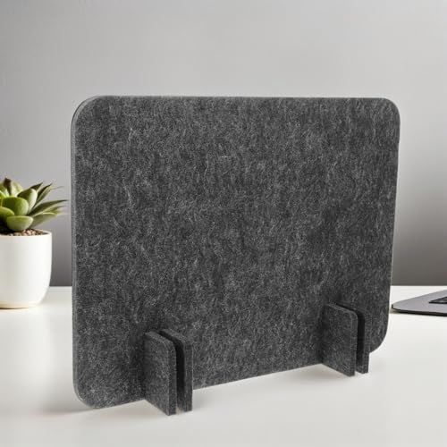 Acoustic Desk Privacy Panel Soundproof Divider Screen for Students Easy No Drill Installation Noise Absorbing Felt Elegant Design for Office Classroom Use