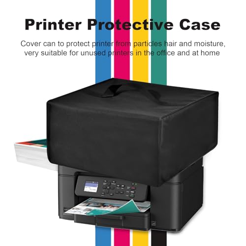 Printer Dust Cover for Canon PIXMA TS4320 /PIXMA TS6520 Inkjet Printer, | Printers Universal Anti-static Protective Nylon Covers Case for Brother Smart 1360 Inkjet Printer (Cover Only) - color: Black