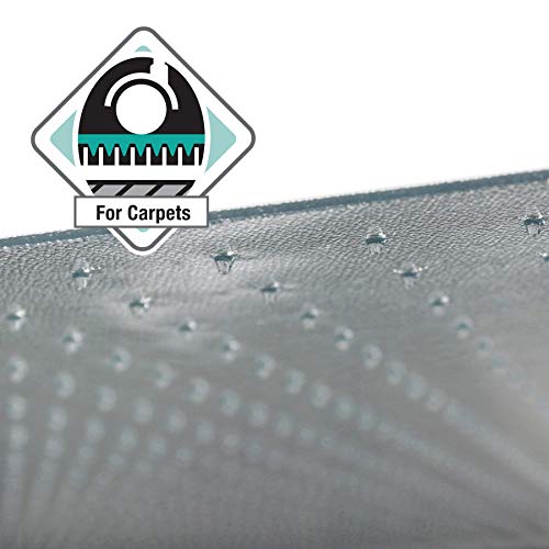 Floortex® Ultimat® Strong Polycarbonate Square Chair Mat for Low Pile Carpets - 60" x 60" - size: 60" x 60"