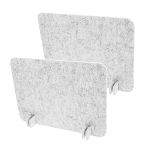 Veemoon 2Pcs Felt Desk Privacy Panel Desk Divider Partition for Office and Classroom Easy to Install Enhances Focus and Reduces Distractions