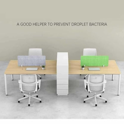Desk Privacy Divider, Divider Sound Proof Dividers Shields Panels Cubicle Wall, for Students and Office 5pack(Green,30X50cm) - color: Green, size: 30X50cm