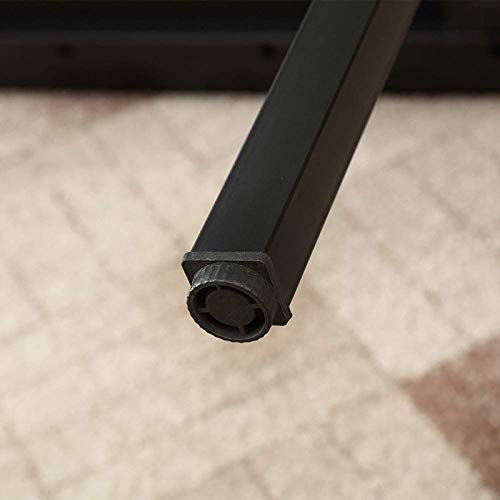 Need Home Office Desk - 60 Inches Large Computer Desk Sturdy Black Table Foldable Desk Gaming Computer Table No Assembly Required AC5CB 60 inch | Black Frame Writing Gaming Work Table/Foldable Home Office Desk/Sewing Table, No Assembly Required - color: B