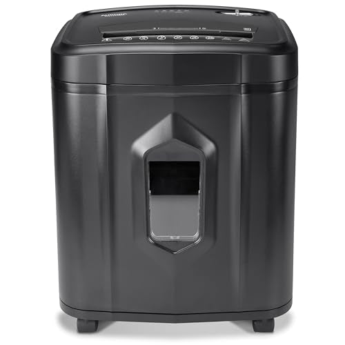 Aurora AU1225MA High-Security 12-Sheet Micro-Cut Paper and CD/Credit Card Shredder/ 5-Gallon Pullout Basket/40 Minutes Run Time - style: 12-Sheet Micro-cut