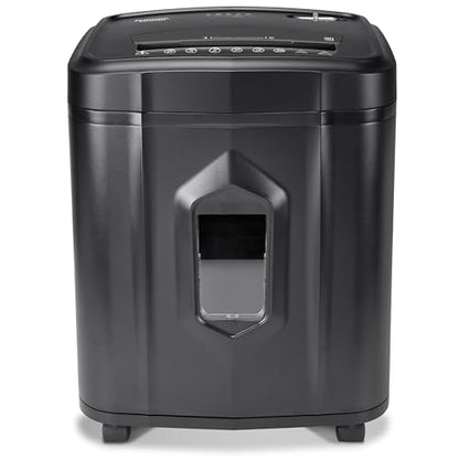 Aurora AU1225MA High-Security 12-Sheet Micro-Cut Paper and CD/Credit Card Shredder/ 5-Gallon Pullout Basket/40 Minutes Run Time - style: 12-Sheet Micro-cut