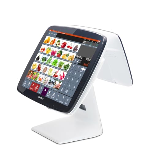 (Ship from USA) Touch POS System with 3 1/8'' Receipt Printer Scanner Point of Sale Software Cash Register for Retail Stores