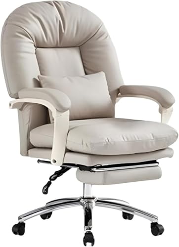 Executive Swivel Office Chair with Footrest Comfortable Task Chair for Office and Work Use