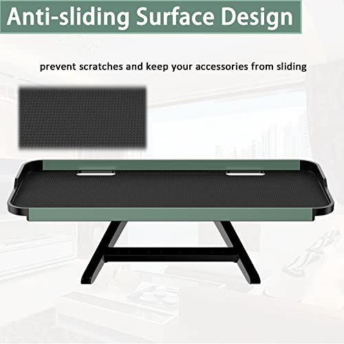 TETVIK TV Screen Top Shelf Monitor Shelf Adjustable Computer Screen for Office Desk,Cellphone Stand,Media Box, Game Console,Router 11.8x4.7 inch TV Tray Stand Mount Storage Organizer Bracket 1 Piece