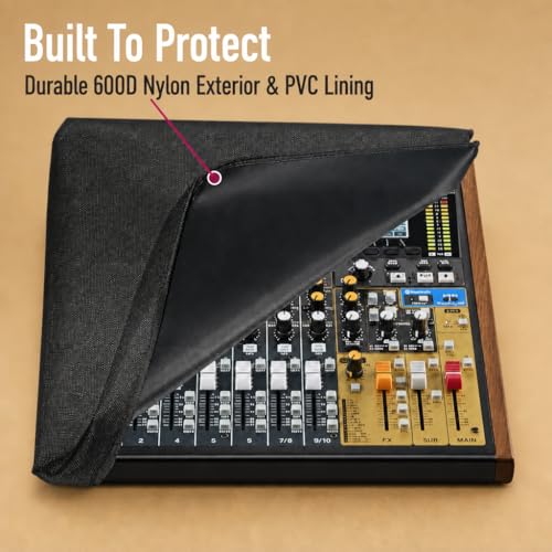 DigitalDeckCovers Dust Cover Compatible With Tascam Model 12