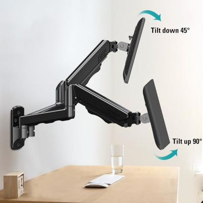 Dual Monitor Wall Mount for 13-32" Computer Screens - style: Dual Wall Mount