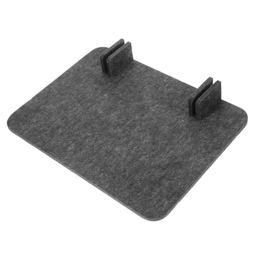 Desktop Privacy Panel Felt Desk Divider for Classroom Office Use Black Grey Portable Noise Reducing Partition Baffle for Student Testing Workspaces