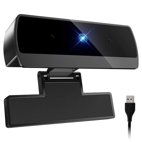 Diccik 1080P Webcam with Microphone, Full HD Video Calling Web Camera, HD Light Correction Streaming Webcam for Zoom/Skype/Teams, Plug and Play PC Camera Web cam for Windows & Mac - style: K1-1080