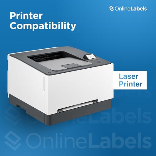 OnlineLabels 8.5" x 5.5" Labels - Weatherproof Polyester - 10 Sheets - size: 10 Sheet Pack