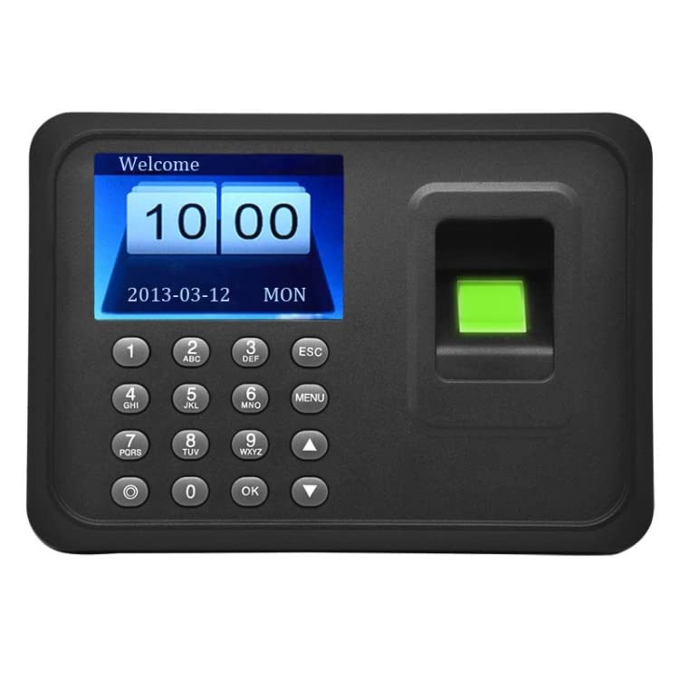 Time Attendance Machine Biometric Fingerprint Recognition Scanner Time Devices Biometric Attendance System Employees time Clock (A6)