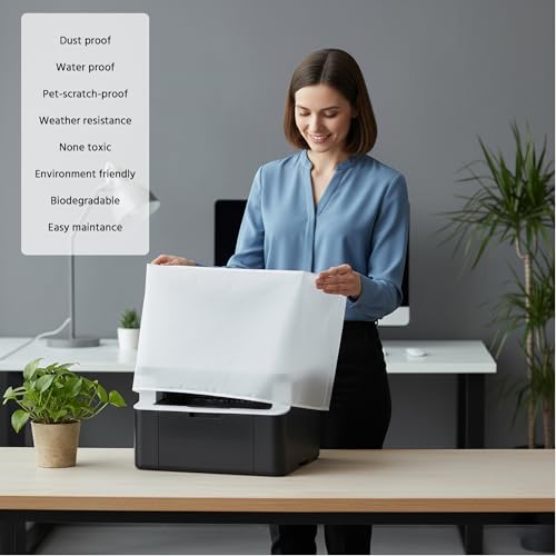 Printer Dust Cover Case Water Proof Protective Covers jacket,compatible with HP, EPSON,CANON, BROTHER, PIXMA Officejet -18W x16D x8H in - size: 18W x16D x8H