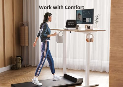 Claiks Electric Height Adjustable Standing Desk, 35x20 Inch, Nature | Smooth Height Adjustment, 3 Memory Presets, Cable Management Hub&Hook, Stable Steel Frame, 176lbs Capacity, Easy Assembly - color: Nature, size: 35