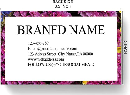 Premium Custom Business Cards 200 cards Elegant Shimmering Metallic Paper 3.5x2 inches Customizable Design with Luxurious Soft Texture All Business Designs - color: Clear,Metallic