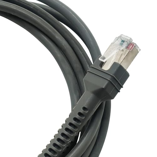 DS4608 USB Cable for Zebra for Symbol DS4608 DS/LI/LS4278 DS6878 DS7708 DS9308 DS9908 Handheld Barcode Scanner - 7ft. Straight Power Plus Connector (CBA-U23-S07ZAR)