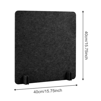 Acoustic Desk Divider Table Divider Cubicle Desktop Partition for School Classroom, Black 40x40 cm - color: Black 40x40 Cm