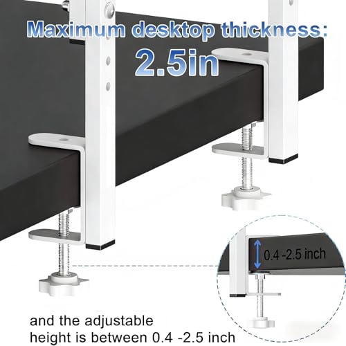 2-Tier Desk Shelf - color: White