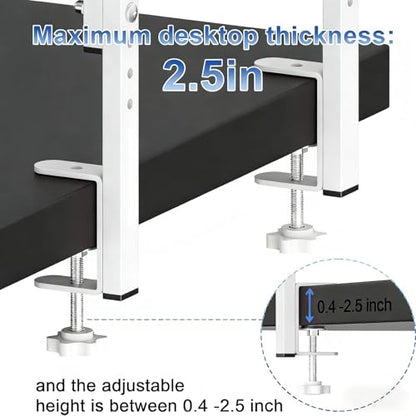 2-Tier Desk Shelf - color: White