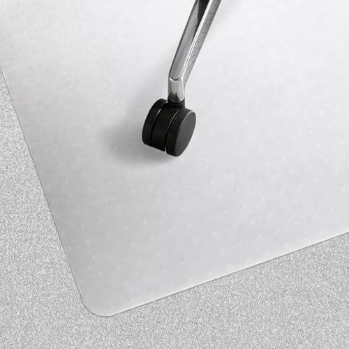 Marvelux Polypropylene Chair Mat for Low Pile Carpets and Carpet Tiles (up to 1/4" Thick), 29” x 46” White Office Carpet Protector, Rectangular, Eco-Friendly, Shipped Flat - size: 29" x 46"