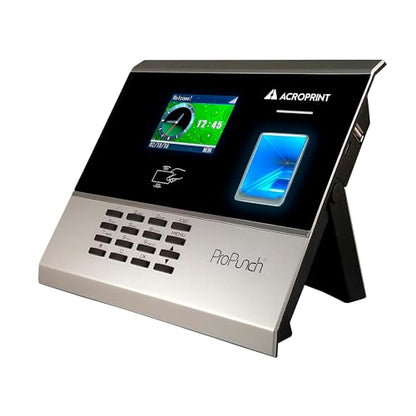 Acroprint ProPunch Time Clock System for Employees – Biometric Fingerprint Time Clock for Small Business, No Monthly Fees, Advanced Time Card Machine with Employee Time Tracker