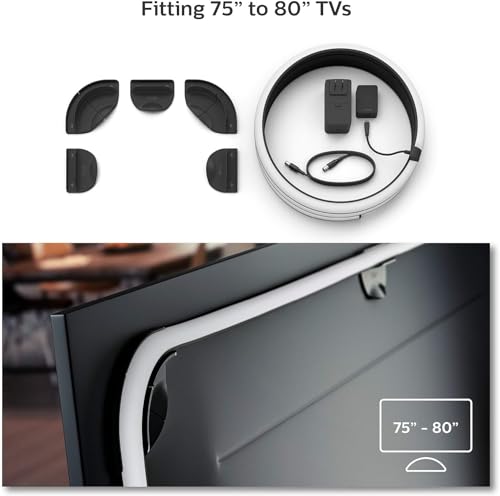 Philips Hue 75" Smart Light Strip - White and Color Ambiance LED Color-Changing TV Backlight - Sync with Television, Music, Gaming - Requires Bridge and Sync Box - size: 75-Inch