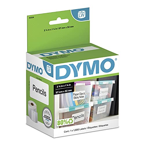 DYMO Authentic LW Multi-Purpose Labels DYMO Labels for LabelWriter Printers Great for FBA/FNSKU Barcodes 1-1/4" x 2-1/4" 1 Roll of 1000 - size: Medium