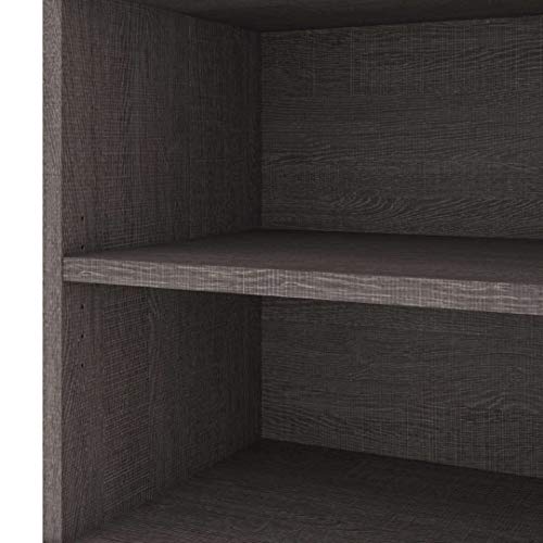 Bestar Pro-Linea 72W Credenza with 2 Drawers in bark Grey