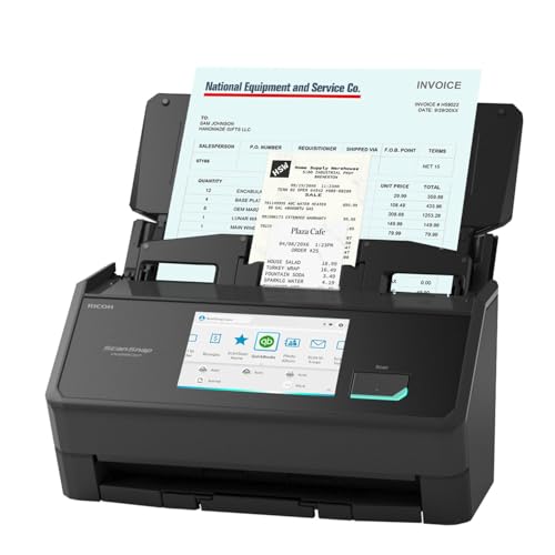 ScanSnap iX2500 Receipt Edition Wireless or USB High-Speed Scanner, Black - color: ScanSnap iX2500 Receipt Edition
