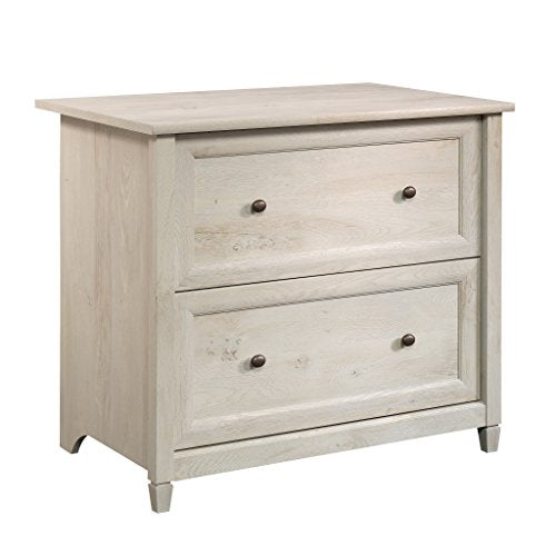 Sauder Edge Water 2 Drawer Lateral Filing Cabinet, Office File Cabinet, in Chalked Chestnut - color: Chalked Chestnut