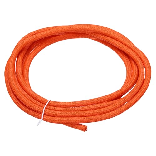 MECCANIXITY Split Sleeve Wire Loom Braided Sleeve 3/16" 10Ft Orange - color: Orange, size: 3/16" x 10Ft