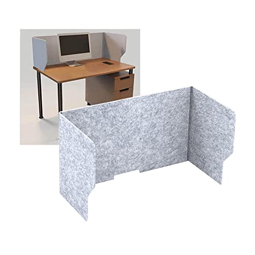 LIGUOYI Portable Desk Dividers Acoustic Partition Desk Panel-Desk Privacy Panel Sound Absorbing Freestanding Test and Desk Dividers-Computer Lab Offices, 60/80/100 Cm Tabletop Divider - size: 60cm-24inch