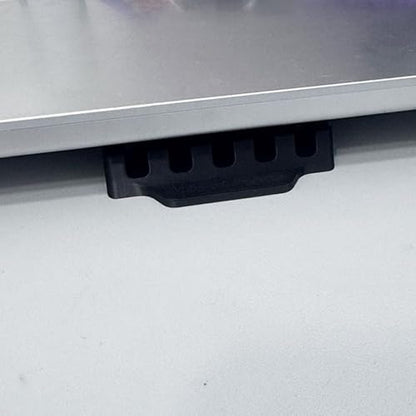 Ergonomic Laptop Cooling Stand Ventilation Holes for Enhances Airflows and Comfortable Viewing Height to Reduce Neck Str