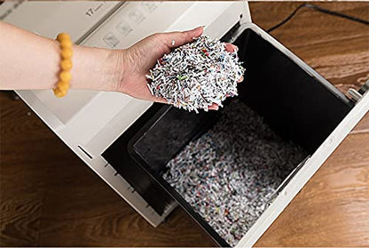 Auto Feed Microcut Paper Shredder, Professional Grade High Security, CD/Card Ultra Quiet Shredder for Home Office with(Black)