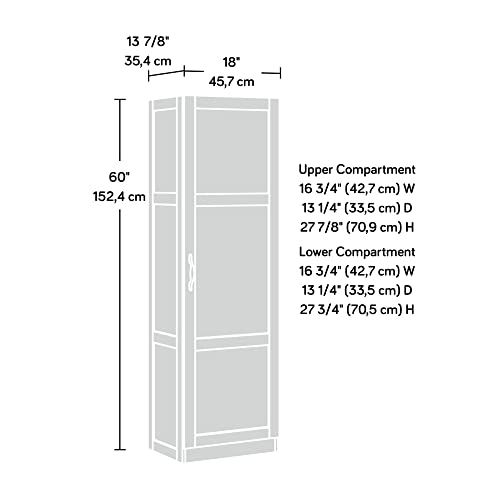 Sauder Miscellaneous Storage Storage Cabinet/ Pantry cabinets, Cinnamon Cherry finish - color: Cinnamon Cherry