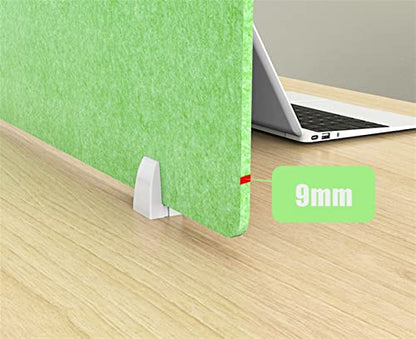 Acoustic Desk Divider Desk Partition with 2 Clips Desk Privacy Panel Visual Distractions Reducing Table Divider for Student Call Centers Offices Classrooms Library, 20" x 12", Beige - color: Beige, size: 20" x 12"